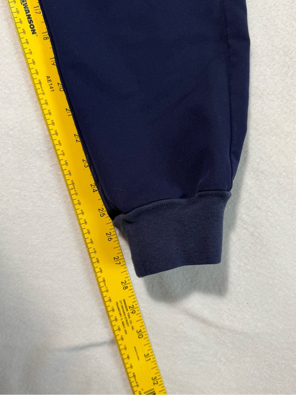 Figs Navy Track Jogger with Contrast Drawstring - Picture 14 of 14